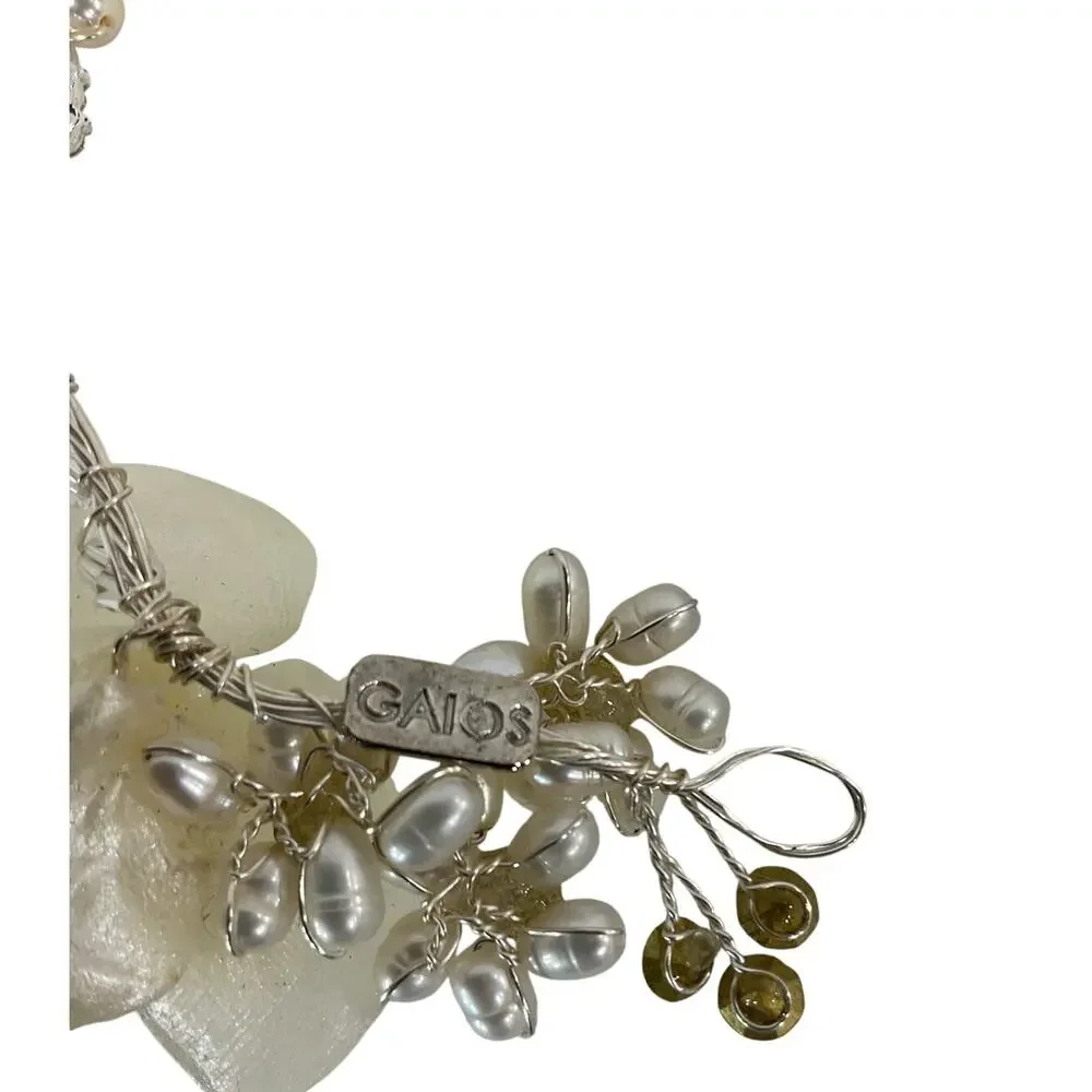 Anthropologie Delicate Pearl Quinette Headband